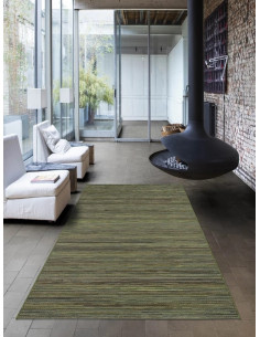 Релефен килим Brighton в зелен цвят 80x150см.-1