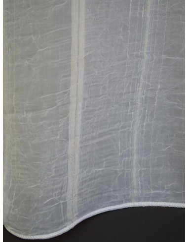 Плат за прозрачно перде с вертикални линии-2