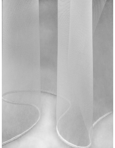 Прозрачна органза в светло сив нюанс-2