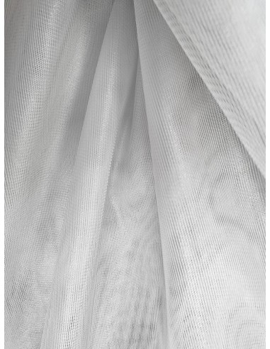 Прозрачна органза в светло сив нюанс-4