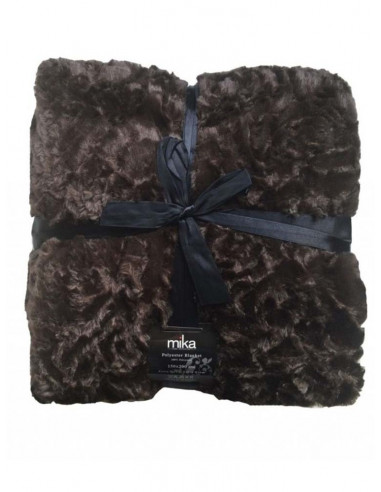 Меко кафяво одеяло MIKA-1