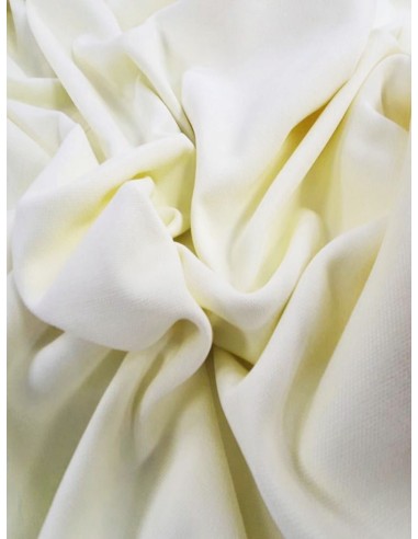 Плътна мека завеса в цвят слонова кост-3