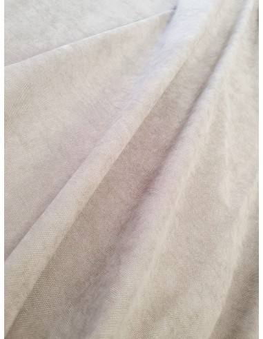 Мека плътна завеса в светло бежово пепеляв нюанс-2