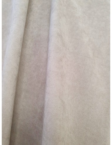 Мека плътна завеса в светло бежово пепеляв нюанс-3