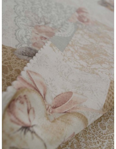 Покривка за маса с тефлоново покритие на цветя-2