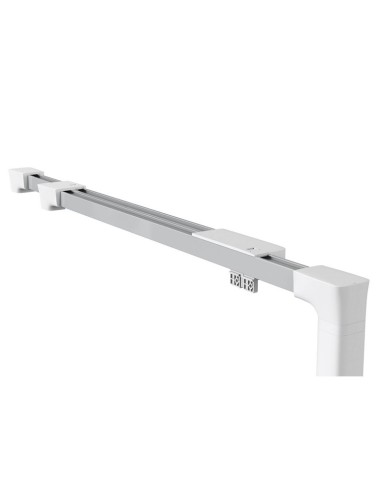 Телескопичен моторизиран алуминиев корниз от 130 до 300см-6