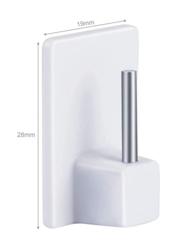 Лепенки за телескопични релси в бял цвят-3