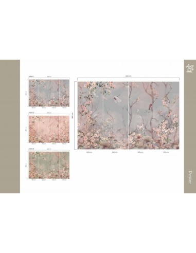 Фототапет ADAWALL AMAZON на цветя и птички-3