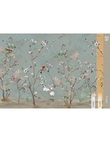 Фототапет ADAWALL AMAZON на цветя и птички-5