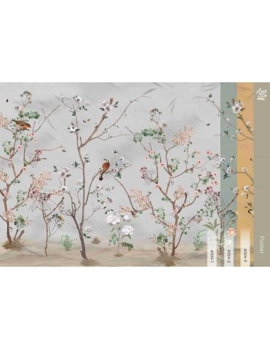 Фототапет ADAWALL AMAZON на цветя и птички-2