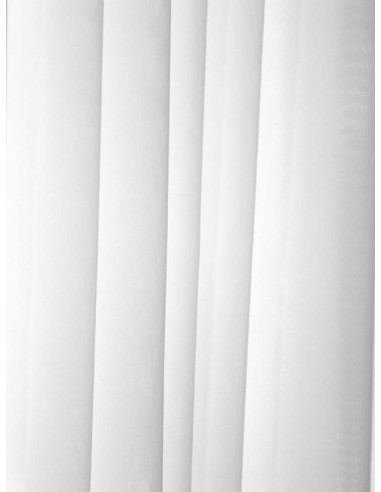 Готово перде от изчистен бял воал 6x2.50м.-3