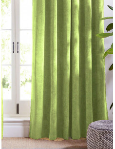 Текстил за плътна завеса в светъл резеда цвят-1