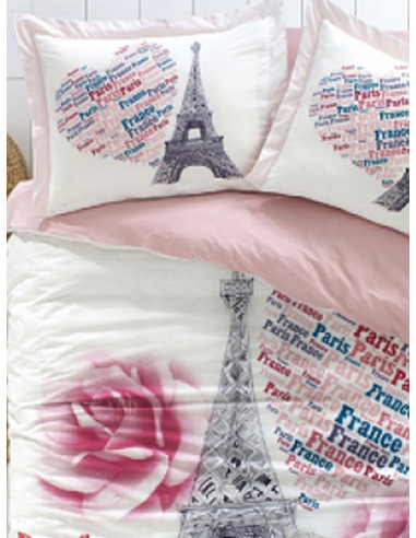 Единичен спален комплект CITYLEEP 3D PAMUK PARIS LIFE-1