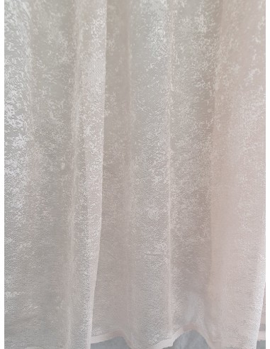 Плат за тънко перде в бледо розов цвят-2