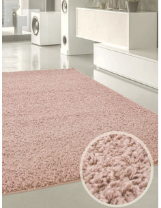 Шаги килими в цвят пепел от рози 160x230см.-1