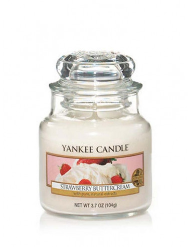 Ароматна свещ с ягода и ванилия Yankee Candle Strawberry Buttercream-1