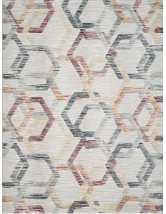 Релефен килим с пъстра плетеница 160x230см.-1