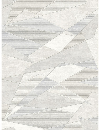 Светъл килим с геометрични фигури 160x230см.-1