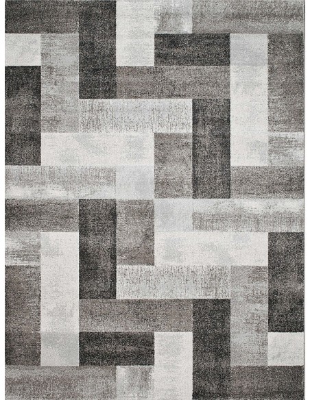 Килим с тъмносиви правоъгълници 160x230см.-1