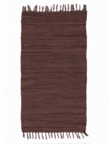 Памучно килимче в кафяв цвят 60x110см.-1