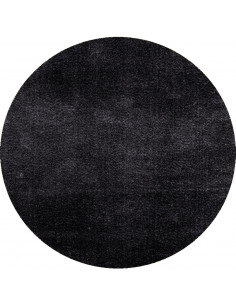 Кръгъл килим Гала в графитено сиво 120см.-1