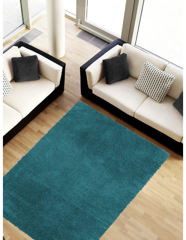 Правоъгълен килим Гала в цвят тюркоаз 160x230см.-1