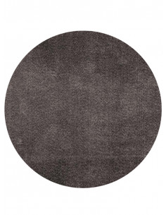 Кръгъл килим Гала в шоколадово кафяв цвят 120см.-2