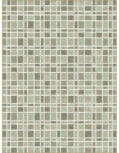 Килим в бежово, кремаво и тюркоаз 160x230см.-1