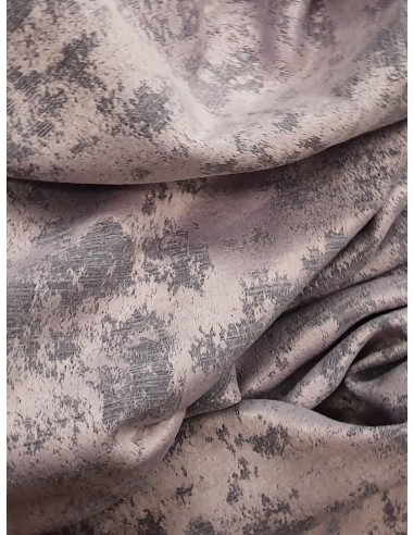 Плат за завеса в лила с петниста шарка-2