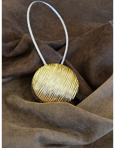 Магнити за пердета в кръгла форма с лек релеф-2