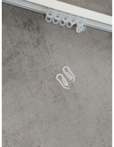 Алуминиев двуканален бял корниз-3