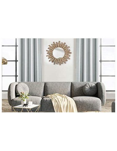 Матова блекаут завеса в светло сив цвят-2