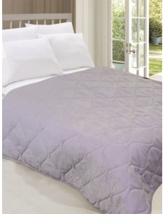 Капитонирано шалте за спалня в бледо лилав цвят 215x240см.-1