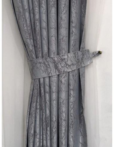 Платове за завеси в светло сив цвят с мраморен ефект-1