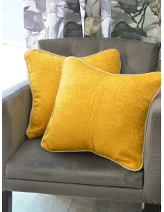 Модерни декоративни възглавници в цвят горчица-1