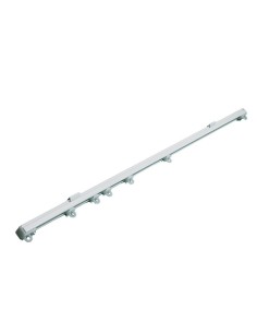 Алуминиев единичен корниз в бяло - 3700-2