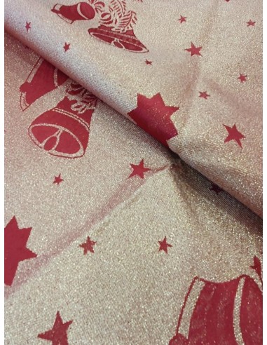 Червена коледна покривка 160x220см.-3