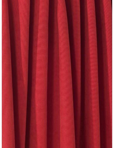 Плътна завеса в червен цвят-2