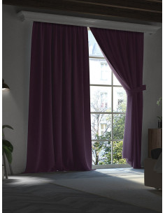Завеса блекаут в лилав цвят-1