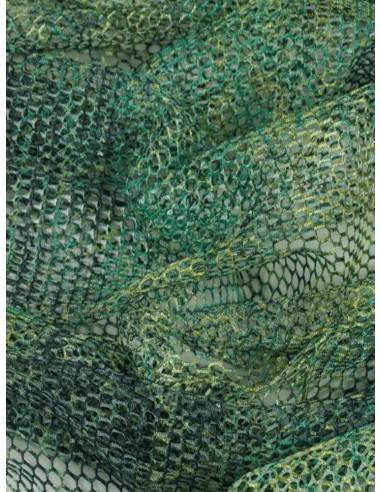 Ефектна преливаща се мрежа в зелен нюанс-2