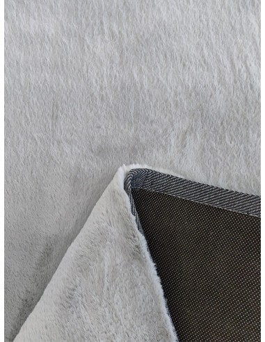 Мек килим от еко кожа в светло сив цвят 60x140см.-2