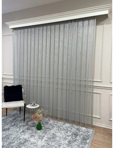 Мрежа за перде в сив цвят-2