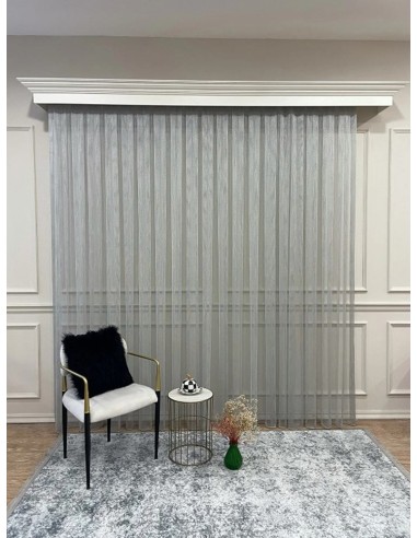 Мрежа за перде в сив цвят-6