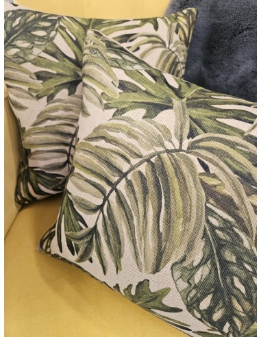 Комплект декоративни възглавници на зелени листа-2