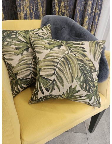 Комплект декоративни възглавници на зелени листа-3