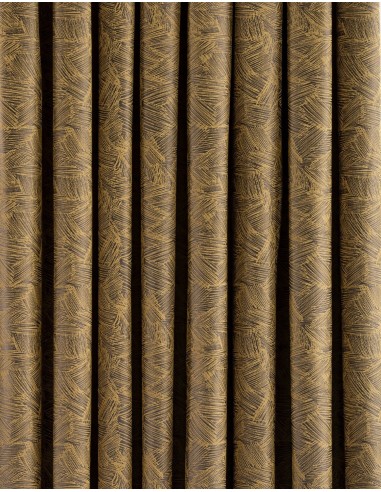 Гладка материя със златиста шарка-2