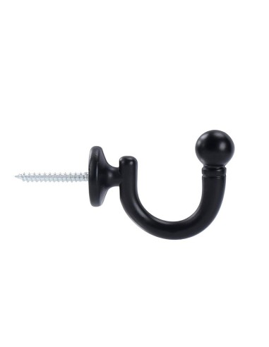Кука за стена в черен матов цвят-2