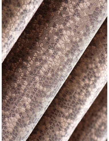 Завеса с повтаряща се шарка в капучино и златисто-3