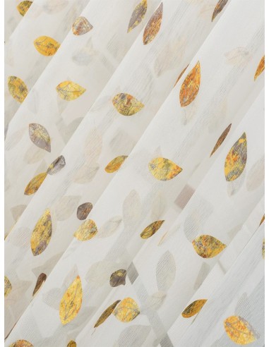 Десен с апликирани есенни листа-7