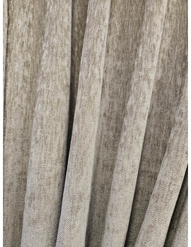 Готова завеса от пюшено кадифе в бежов цвят 4x2.57м.-7